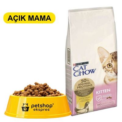 Purina Cat Chow Tavuklu Açık Yavru Kedi Maması 1000 g.