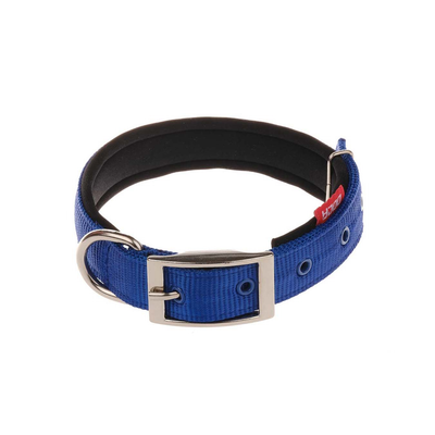 Köpek Boyun Tasması Dokuma Soft MAVİ 40 Cm 1,5 X 24 - 32