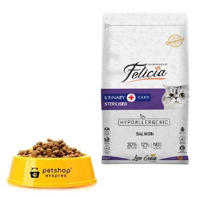 Felicia Düşük Tahıllı Yetişkin Kısır Somonlu Kedi Maması 1000 gr